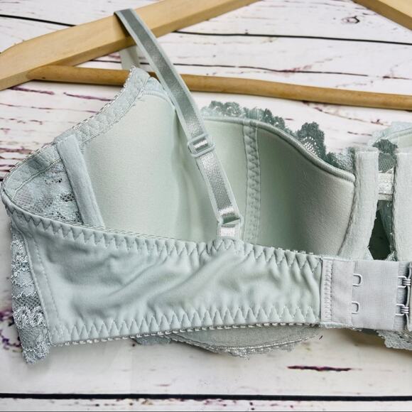Rene Rofe pastel green lace bra 38B - Picture 8 of 14